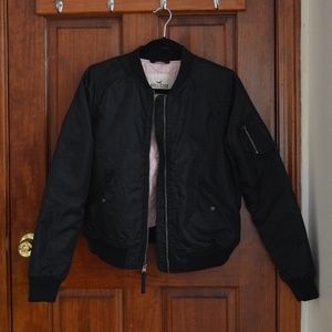 Black Bomber Jacket
